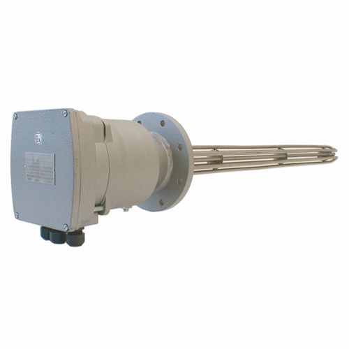 Calentador de inmersión con brida - DH..B.. - ELMESS Thermosystemtechnik GmbH & Co. KG - de acero inoxidable
