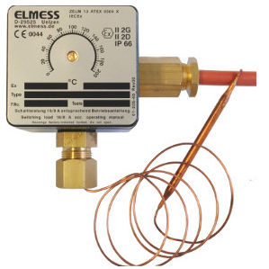 Regulador de temperatura analógico - ELMESS Thermosystemtechnik GmbH & Co. KG - antideflagrante / ATEX / para zona peligrosa