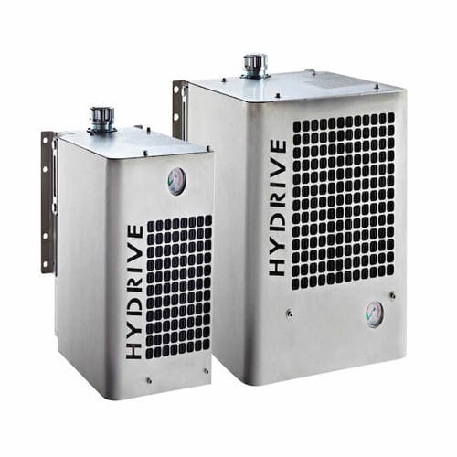 Refrigerador de aceite - Hydrive series - MOUVEX - compacto / de acero inoxidable / eléctrico