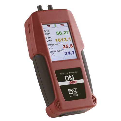 Micromanómetro diferencial - DM 9600 - MRU – Messgeräte für Rauchgase und Umweltschutz - con pantalla LCD / Bluetooth / USB