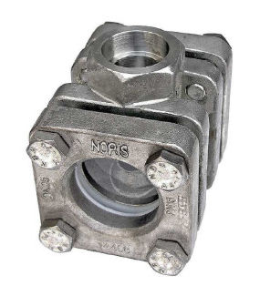 Ventanilla de observación de acero inoxidable - Bauform 880-SOW - NORIS Armaturen Burkenstein GmbH & Co. KG - para soldar