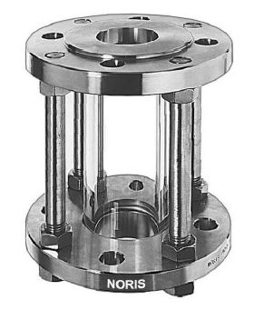 Ventanilla de observación de vidrio borosilicato - Bauform 20 - NORIS Armaturen Burkenstein GmbH & Co. KG - de acero / con brida