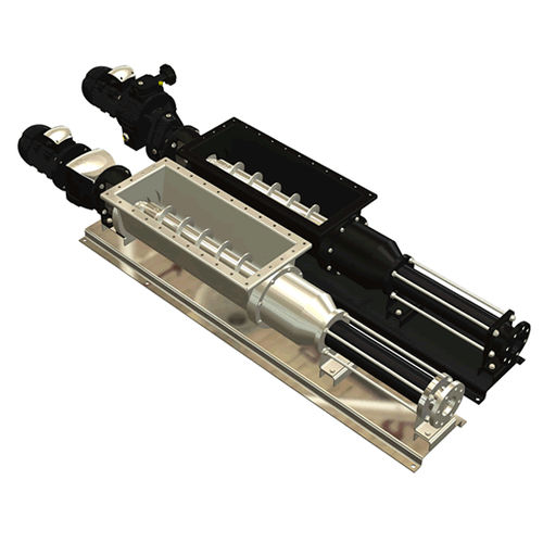 Bomba de cavidad progresiva - DHS-JHS series - NOVA ROTORS s.r.l. - para fangos / para productos agroalimentarios / eléctrica