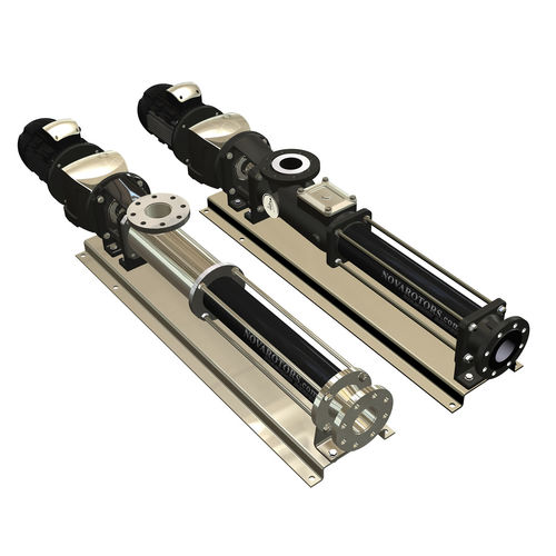 Bomba de cavidad progresiva - DN - JN series - NOVA ROTORS s.r.l. - para aguas residuales / para productos químicos / para fangos