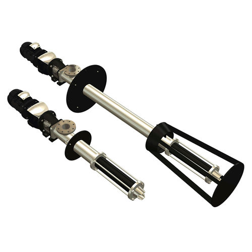 Bomba de tornillo - DV series - NOVA ROTORS s.r.l. - para aguas residuales / eléctrica / semisumergible