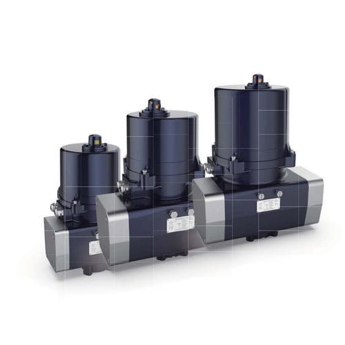 Actuador eléctrico - NTQ, SR series - Nutork Corp. - rotativo / de pistón / con retorno por muelle
