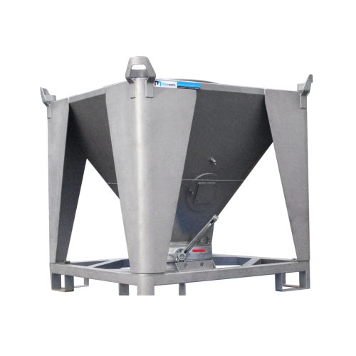 Contenedor IBC de acero inoxidable - IBC series - Palamatic Process - para productos a granel / de almacenamiento / de transporte