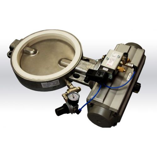 Válvula de mariposa - VPP series - Palamatic Process - manual / con control neumático / para la industria agroalimentaria