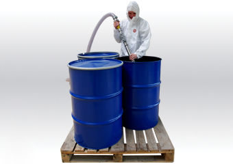 Sistema de vaciado de barriles - Drumflow 01 - Palamatic Process