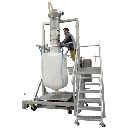 Estación de vaciado de big-bag móvil - FlowMatic® 07 - Palamatic Process - de polvo / para la industria agroalimentaria