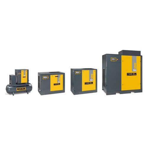 Compresor de tornillo - Sirio 31 - 38 series - NUAir compressors - rotativo / de aire / con motor eléctrico