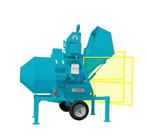 Hormigonera diésel - C750i 2R - OMAER Srl - eléctrica / móvil / de inversión de marcha