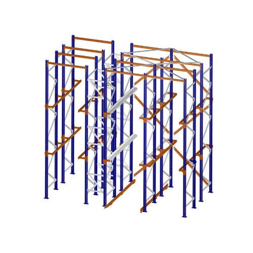 Sistema de estanterías compacto - KIMER - para paleta compacta / para cargas pesadas / con paleta