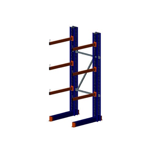 Sistema de estanterías cantilever - KIMER - para carga mediana / para carga ligera / para carga alargada