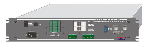 Cargador de baterías de pie - DN series  - ELTECO, a.s. - en rack / con compensador del factor de potencia