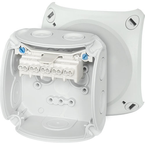 Caja de conexiones de pared - DK 0202 G - Hensel - UL / libre de halógenos / IEC