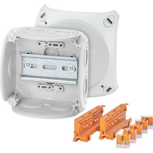 Caja de conexiones de pared - DK 0404 W - Hensel - UL / libre de halógenos / IEC