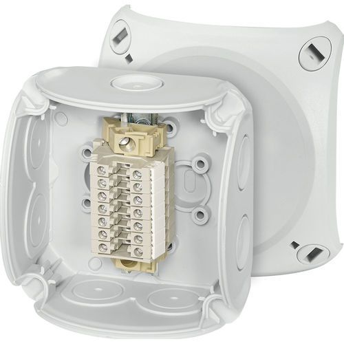 Caja de conexiones de pared - RK 0207 T - Hensel - UL / libre de halógenos / IEC