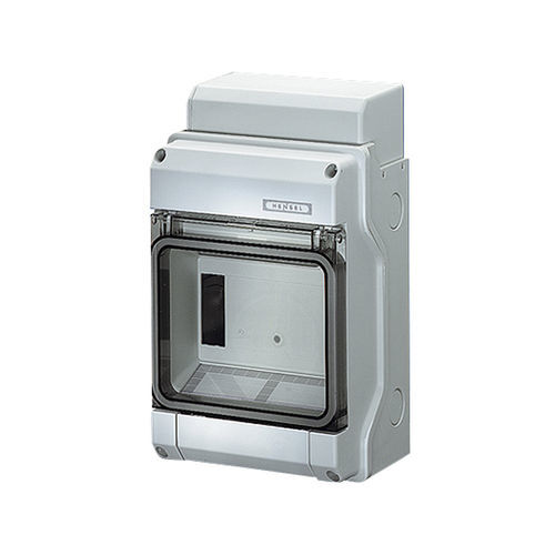 Caja eléctrica en riel DIN - KV 9106 - Hensel - de poliestireno / para disyuntores