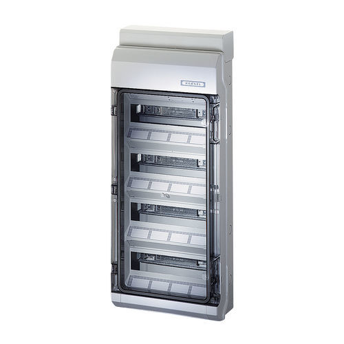Caja eléctrica en riel DIN - KV 4548 - Hensel - de poliestireno / para disyuntores