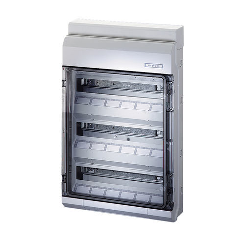 Caja eléctrica en riel DIN - KV 3554 - Hensel - de poliestireno / para disyuntores