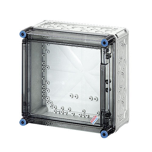 Caja para riel DIN - MI 0220 - Hensel - rectangular / de policarbonato / de hilo de metal