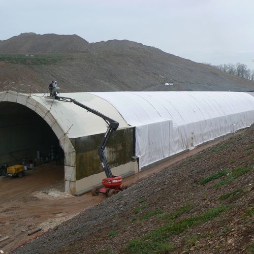 Geotextil de hormigón - DRAINTUBE T - AFITEXINOV - de polipropileno / para drenaje / de protección