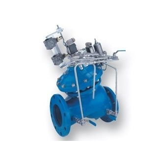 Válvula de membrana - WW-748 - BERMAD CS Ltd - con control hidráulico / de mantenimiento de la presión / para bomba