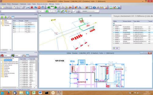 Software CAD eléctricos - SchemCABLING - FTZ INFORMATIQUE - para diseño de haces eléctricos
