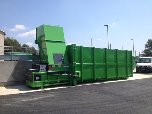 Compactador de basura cartón - PAKTOR I.3 - 1500 - GILLARD SAS - estacionario / de carga superior