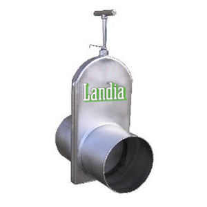 Válvula de guillotina - LANDIA AS - manual / de vaciado / para aguas residuales