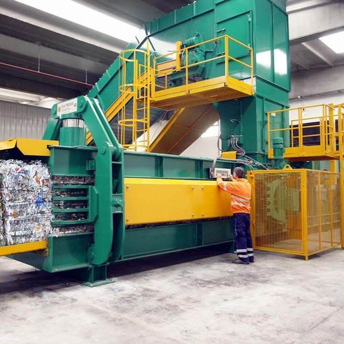 Prensa de balas para papel - MAC 110/2 - MACPRESSE EUROPA SL - para combustible derivado de residuos (CDR) / horizontal / de carga frontal