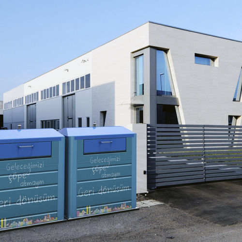 Contenedor de residuos para papel - New Easy Cube - NORD ENGINEERING SRL - para material plástico