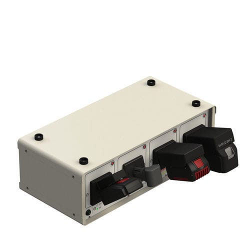Cargador de baterías para herramientas sin cable - HST-MV3-04 - HS-Technik GmbH - de mesa / Li-ion / de NiCd