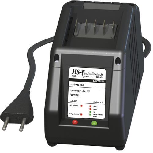 Cargador de baterías para herramientas sin cable - HST-PR-2830 - HS-Technik GmbH - de mesa / Li-ion / monofásico
