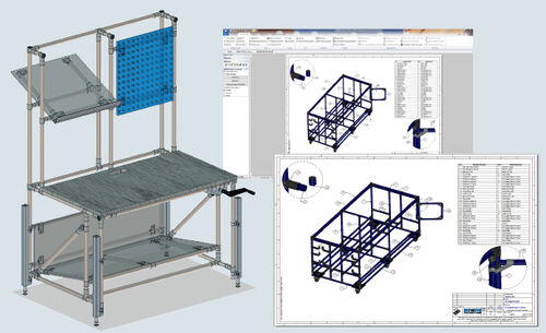 Paquete de software de CAD - BEEVisio - BeeWaTec AG - 3D / 2D-3D