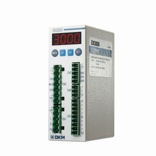 Controlador de velocidad AC - DX3000 - DKM Motor Co., Ltd. - E/S / para montaje sobre riel DIN / digital