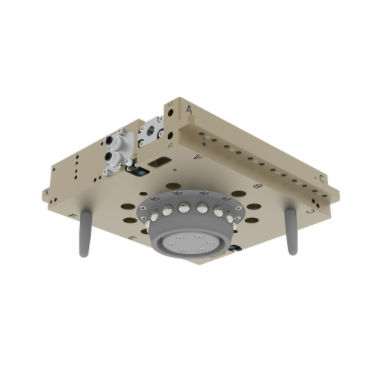 Cambiador de herramientas para robot - TK-330-SQ-DV-R - IPR - Intelligente Peripherien für Roboter GmbH - neumático / con almacén lineal