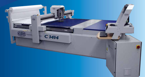 Máquina de corte de cuchilla - C1414 - KURIS Spezialmaschinen - para metal / CNC / compacta