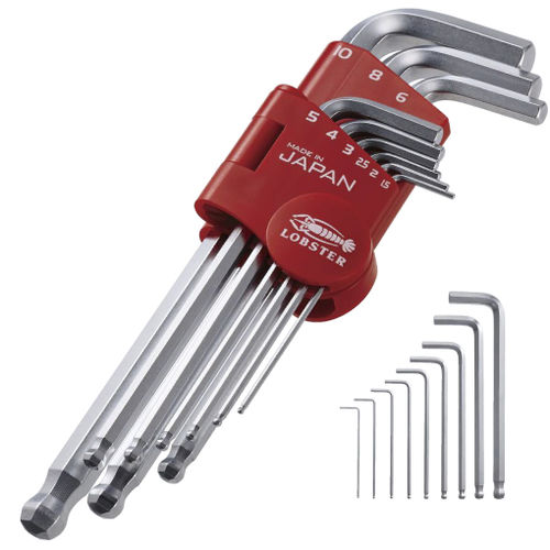 Llave Allen en L - BWM9S - Lobtex Co., Ltd. - con boca de bola