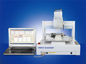 Sistema de llenado automático - PIPET MASTER® - Musashi Engineering, Inc. - para tubos / para equipamiento médico / compacto