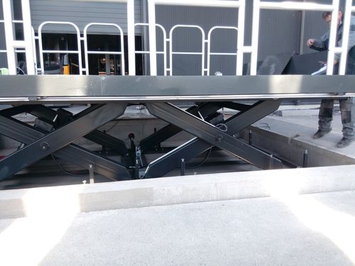 Mesa elevadora de tijera - Elevation Static Double Scissor Lift Table - Pronomic AB - eléctrica / estacionaria
