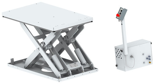 Mesa elevadora de tijera - FFF series - Ventzki Handling Systems - electrohidráulico / estacionaria / de carga