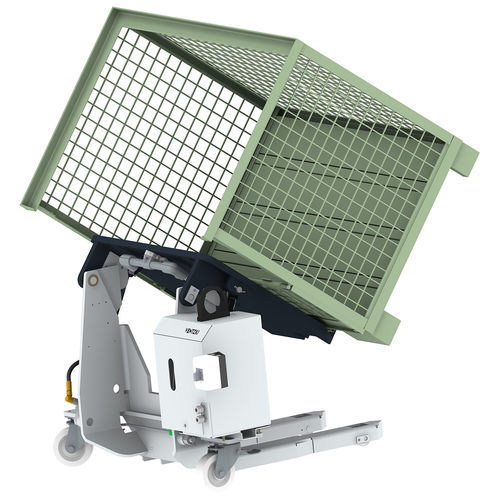 Aparato de levantamiento y volteo hidráulico - NE 01 series - Ventzki Handling Systems - eléctrico / móvil / para contenedores