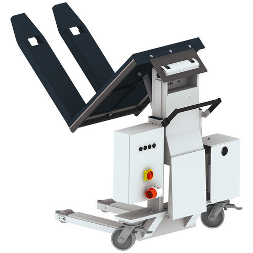 Aparato de levantamiento y volteo hidráulico - NHE 30 series - Ventzki Handling Systems - eléctrico / móvil / para contenedores