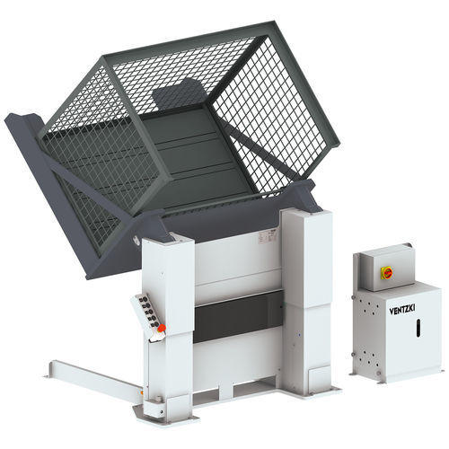 Aparato de levantamiento y volteo hidráulico - NHE 3 series - Ventzki Handling Systems - eléctrico / para contenedores / para palés