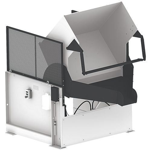 Volteador electrohidráulico - NEE 51 series - Ventzki Handling Systems - de cajas / móvil / fijo