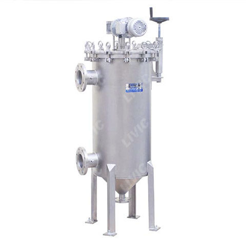 Filtro de líquido - DFM series - Shanghai LIVIC Filtration System Co., Ltd. - con cesta / autolimpiante