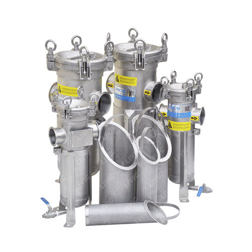 Filtro de líquido - SF series - Shanghai LIVIC Filtration System Co., Ltd. - con cesta / de malla metálica / de acero inoxidable