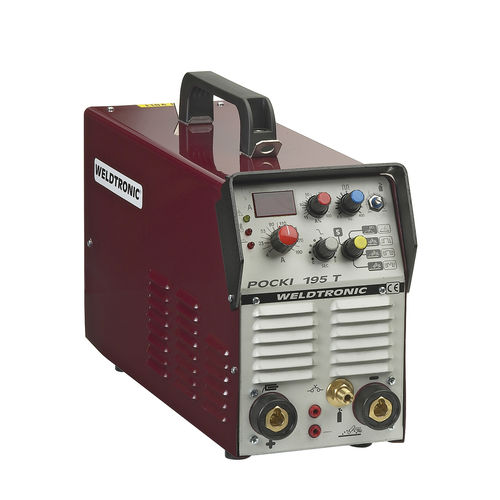 Soldadora MMA - POCKI 195 T - WELDTRONIC SRL - TIG / monofásica / pulsada DC